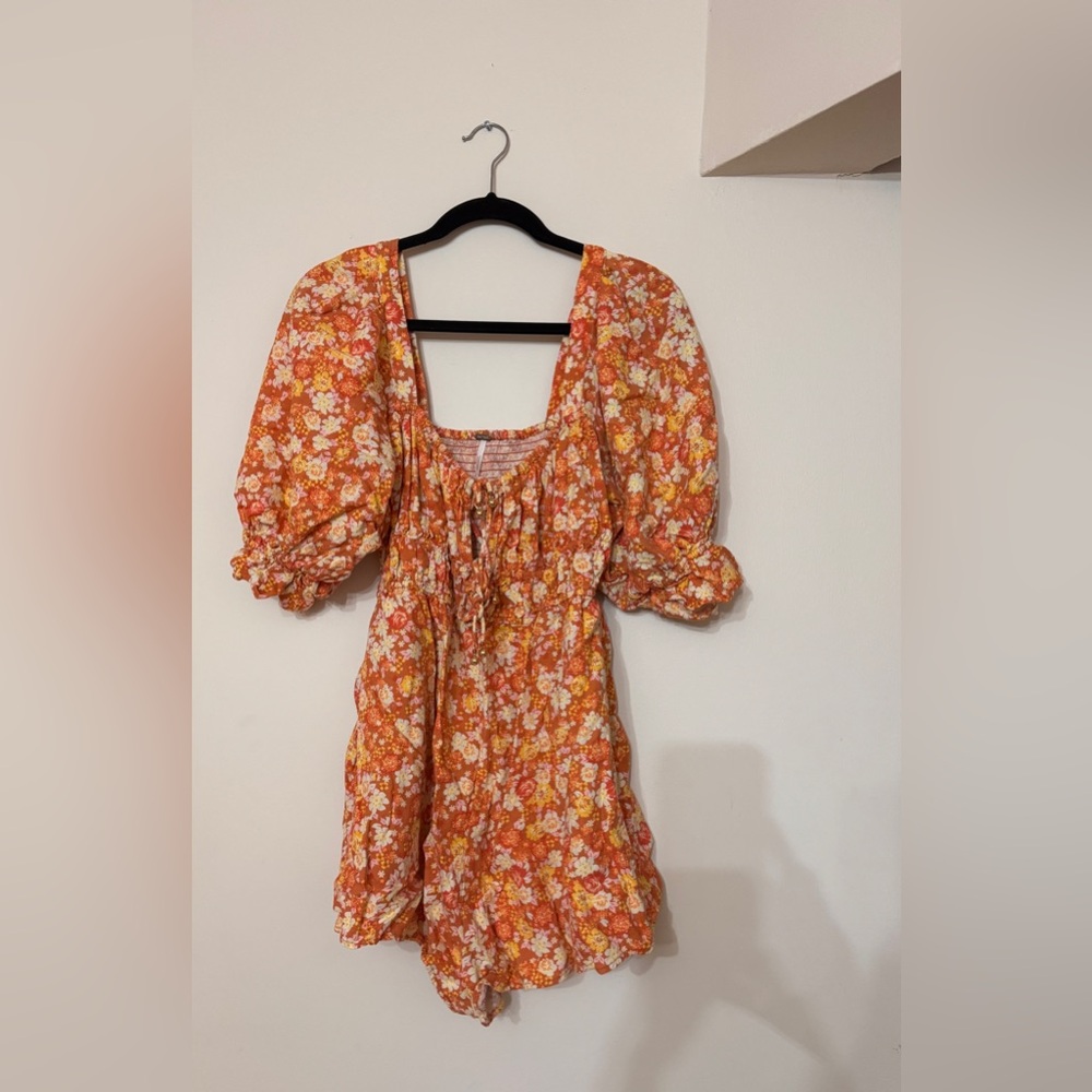 Free People Show Me Love Romper in Original Combo
